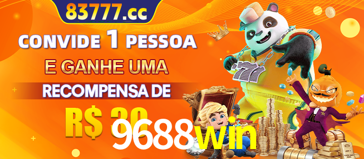 Banner institucional da 9688win sobre parceria de marcas e criação de uma marca de excelência, apresentando os mascotes de jogos populares como o Fortune Tiger.
